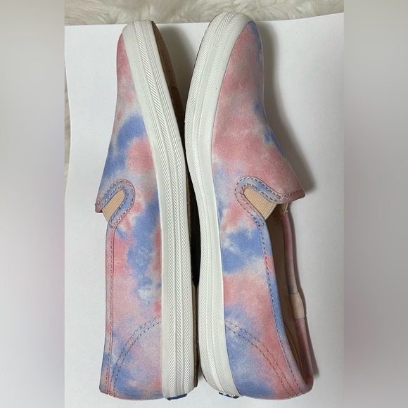 Keds Women's Size 6 Champion Slip Tie Dye Shoes Pink White Blue - Picture 7 of 11